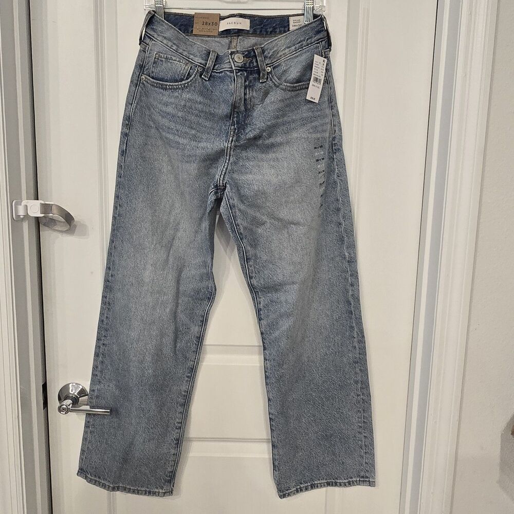 Pacsun Men's Dylan Baggy Jeans 28x30 Medium Indigo Mid Rise Wide Leg NWT